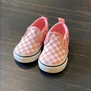 Vans toddler slip ons